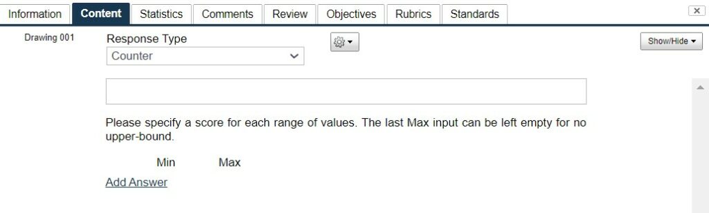 Counter Item Type - Author View